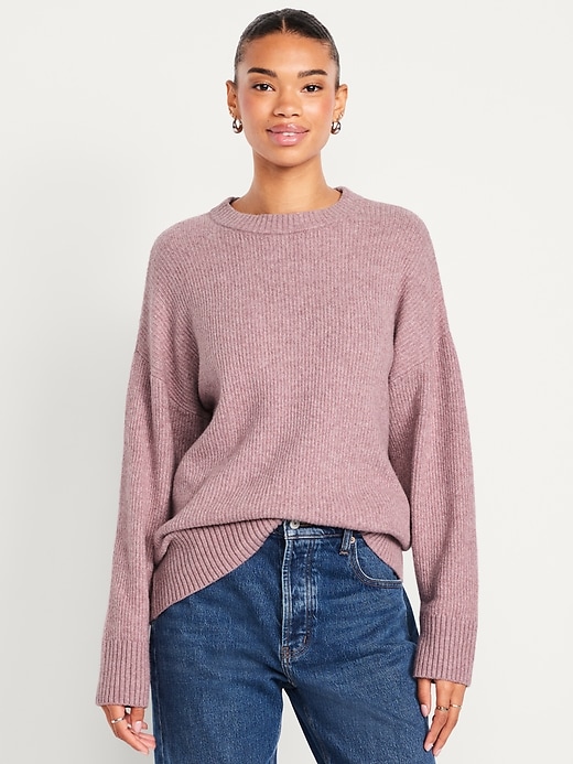 Image number 1 showing, SoSoft Crew-Neck Tunic Sweater