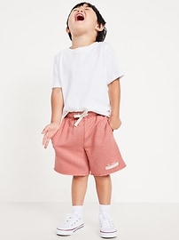Image number 1 showing, French-Terry Graphic Shorts for Toddler Boys