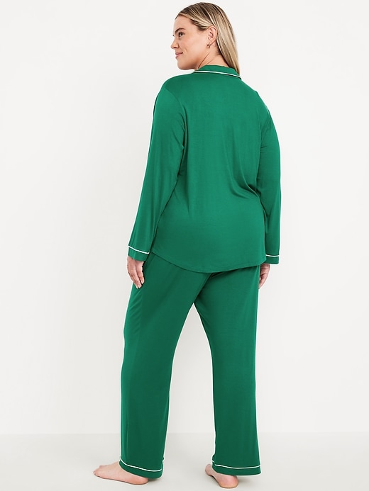 Image number 8 showing, Sunday Sleep Knit Jersey Pant Set