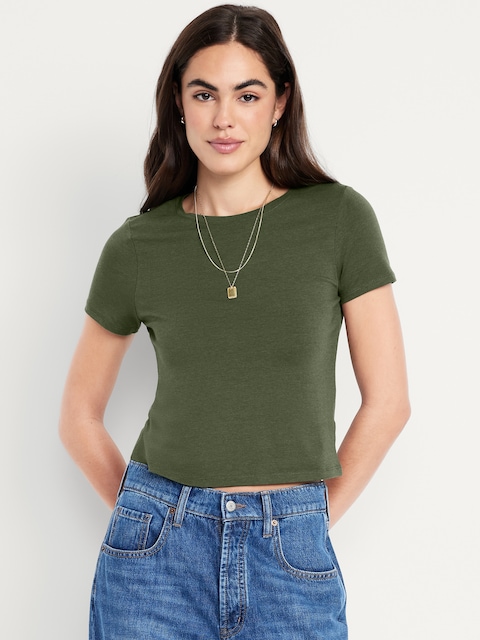 Bestee Crop T-Shirt - Moss Landing