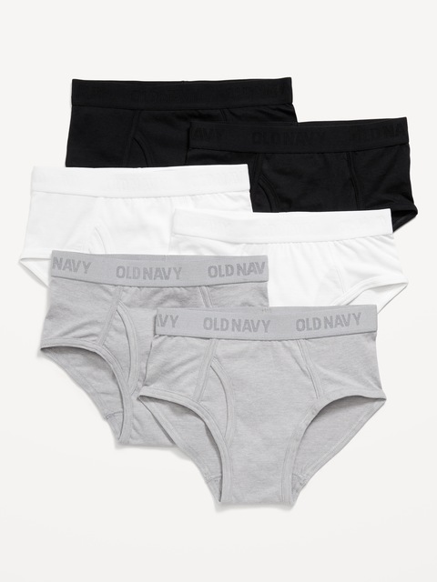 Underwear Briefs Variety 6-Pack for Boys - Neutral