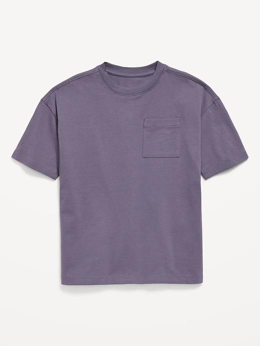 Image number 2 showing, Oversized Short-Sleeve Pocket T-Shirt for Boys