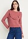 Wool-Blend Cropped Ruffle Sweater - image 2