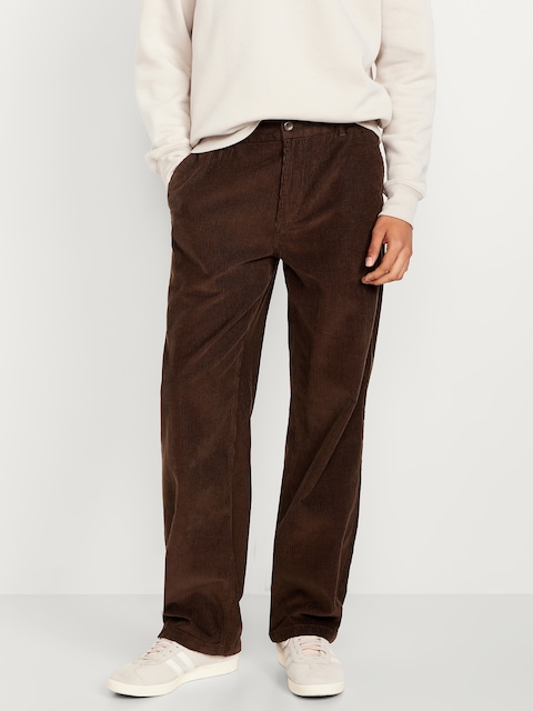 Baggy Corduroy Pants - Earthen