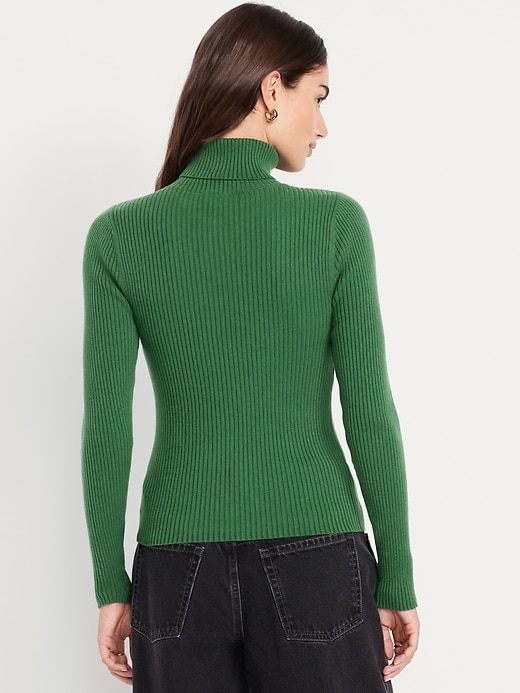 Image number 2 showing, SoSoft Lite Rib Turtleneck Sweater