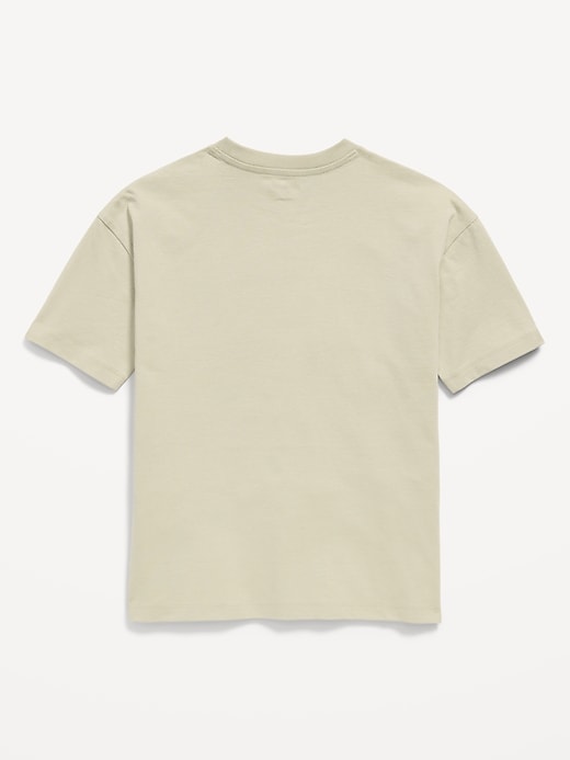 Image number 3 showing, Oversized Short-Sleeve Pocket T-Shirt for Boys
