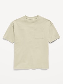 Image number 2 showing, Oversized Short-Sleeve Pocket T-Shirt for Boys
