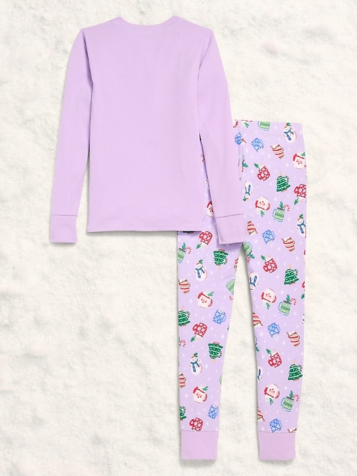 Image number 2 showing, Gender-Neutral Snug-Fit Graphic Pajama Set for Kids