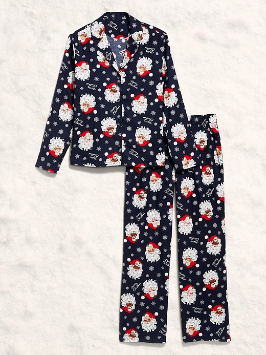 Image number 4 showing, Printed Flannel Pajama Pant Set for Women