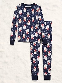 Image number 3 showing, Gender-Neutral Snug-Fit Graphic Pajama Set for Kids