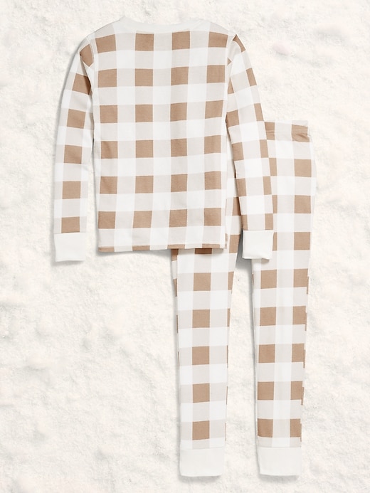 Image number 2 showing, Gender-Neutral Snug-Fit Graphic Pajama Set for Kids