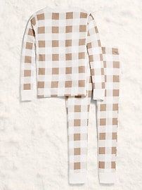 Image number 2 showing, Gender-Neutral Snug-Fit Graphic Pajama Set for Kids