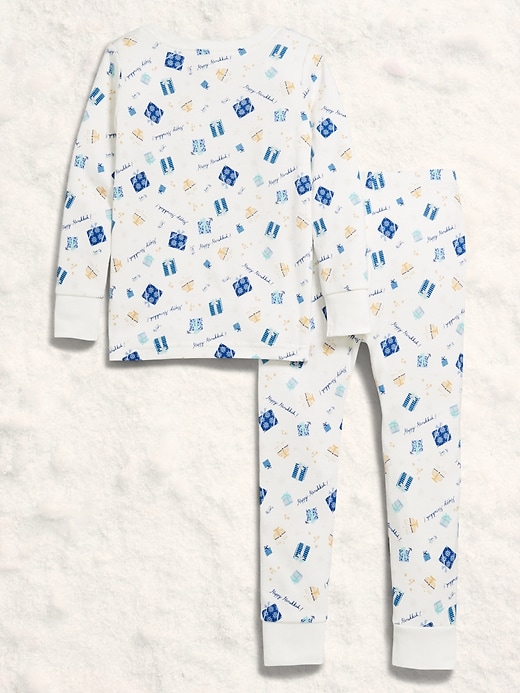 Printed Snug-Fit Pajama Set for Toddler & Baby