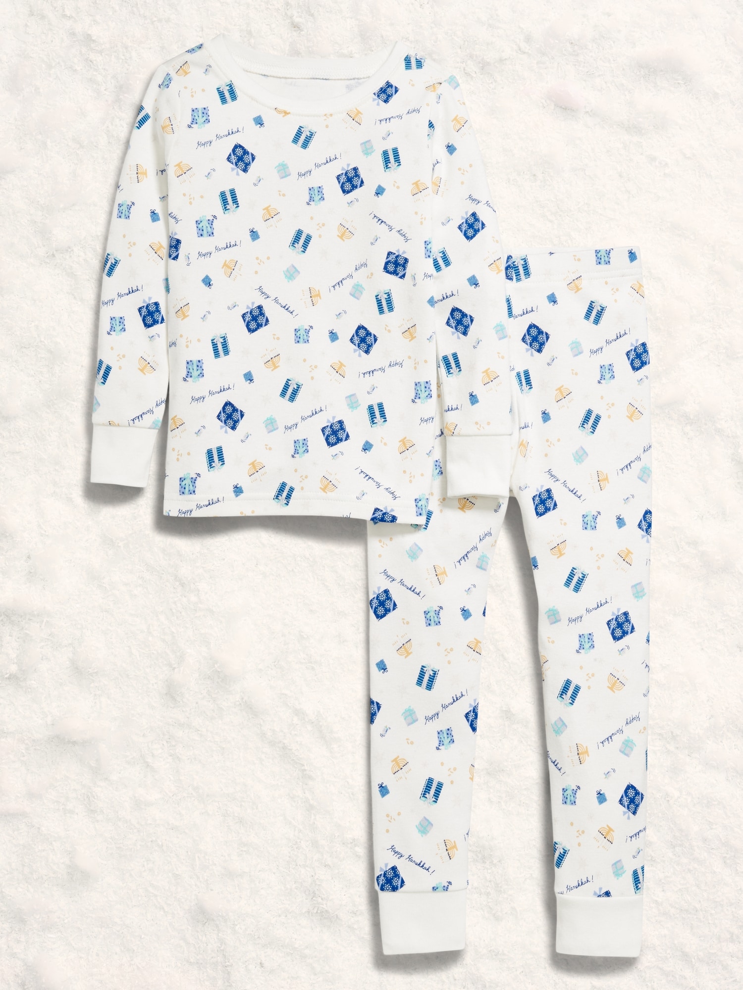 Printed Snug-Fit Pajama Set for Toddler & Baby