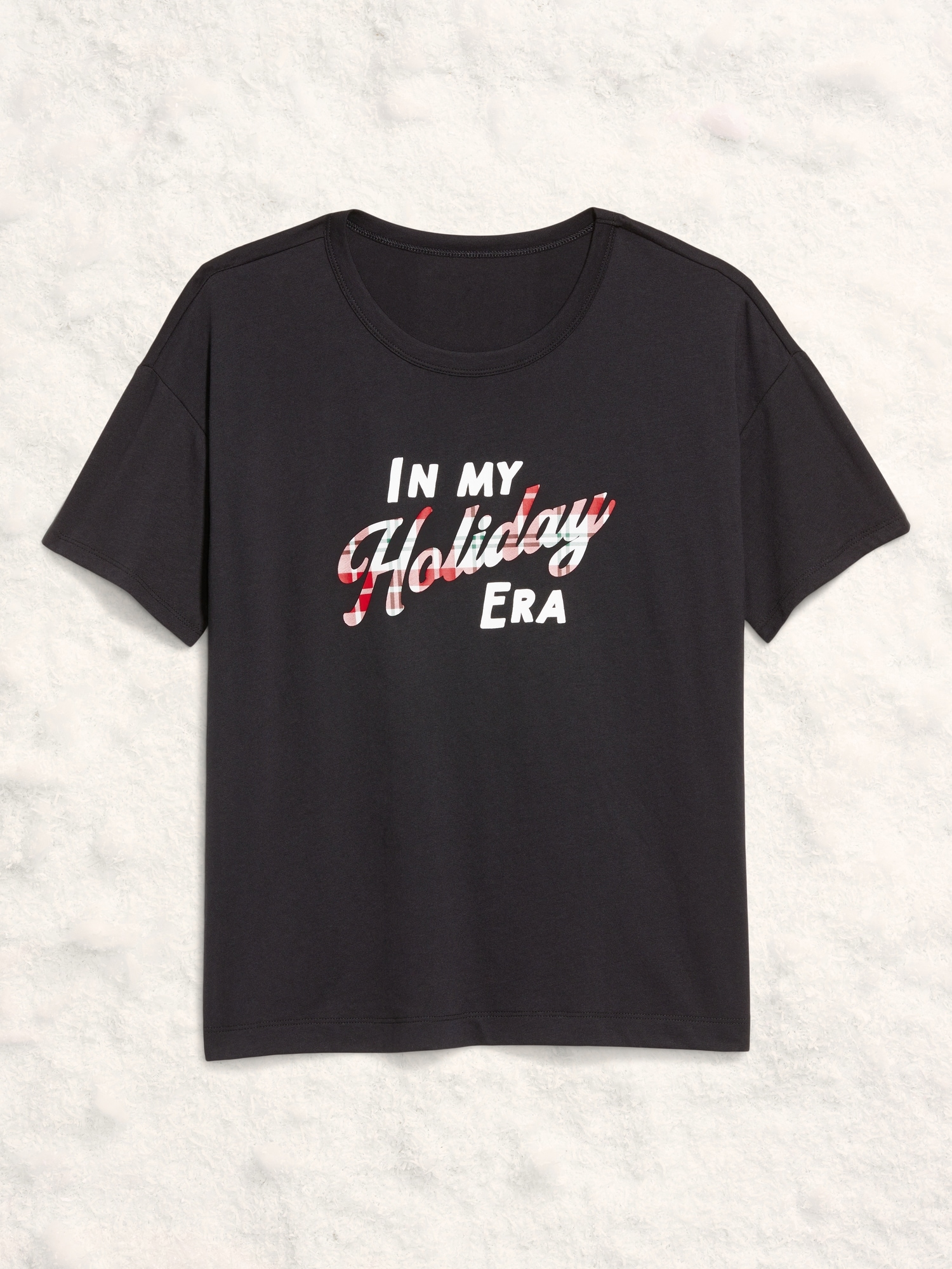 Holiday-Graphic Crew-Neck T-Shirt for Women | Old Navy, image size:1500x2000