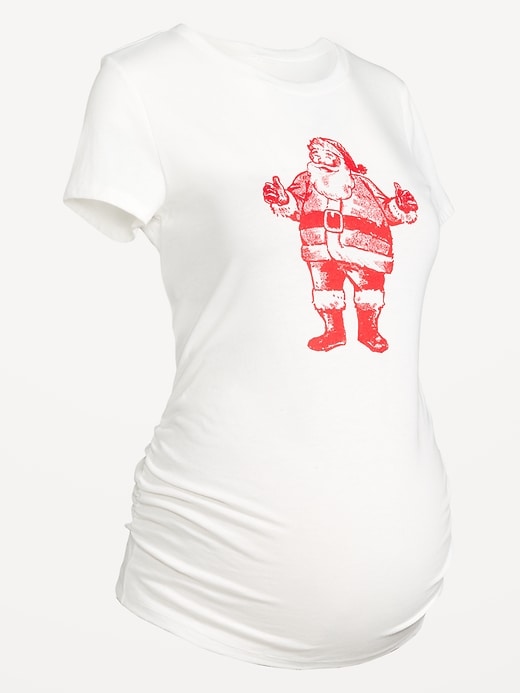 Image number 2 showing, Maternity Holiday-Graphic Crew-Neck T-Shirt