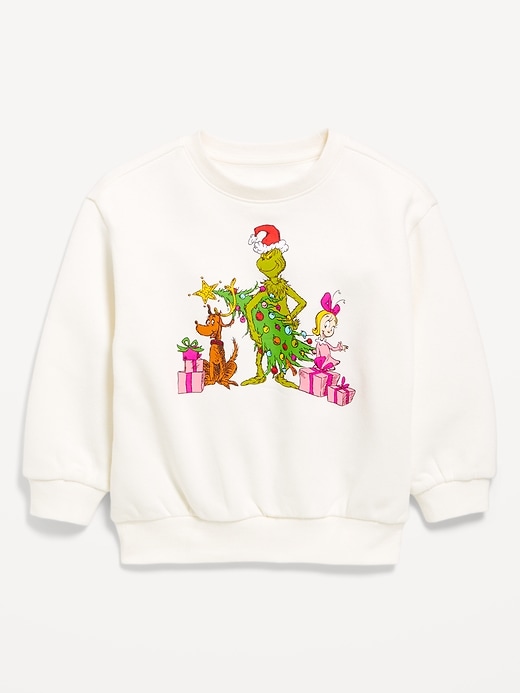 Image number 2 showing, Dr. Seuss™ Grinch Unisex Crew-Neck Sweatshirt for Toddler