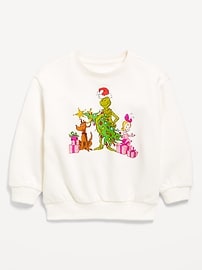 Image number 2 showing, Dr. Seuss™ Grinch Unisex Crew-Neck Sweatshirt for Toddler