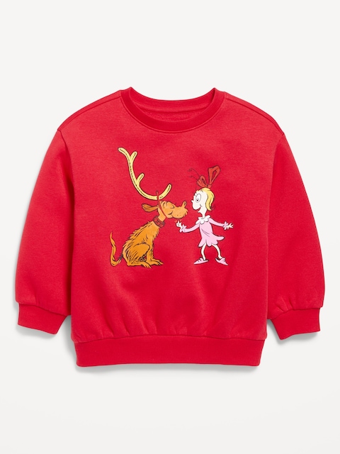 Dr. Seuss™ Grinch Unisex Crew-Neck Sweatshirt for Toddler