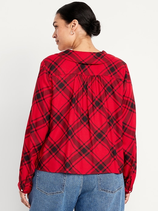 Image number 7 showing, Crepe Button-Down Top