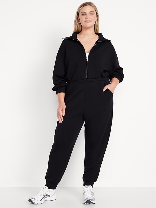 Image number 8 showing, Bounce Fleece Zip Jumpsuit
