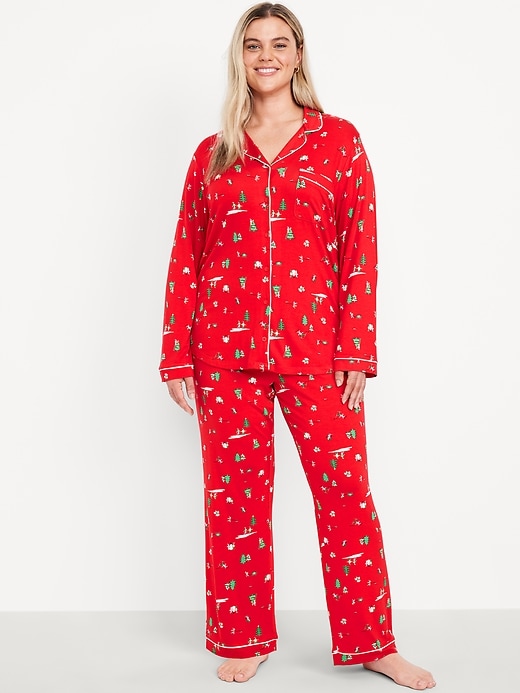Image number 7 showing, Sunday Sleep Knit Jersey Pant Set