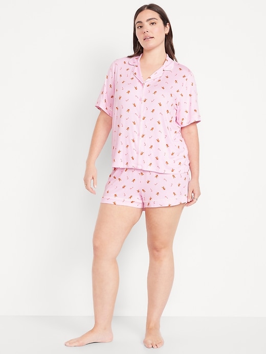 Image number 5 showing, Sunday Sleep Knit Jersey Short Set