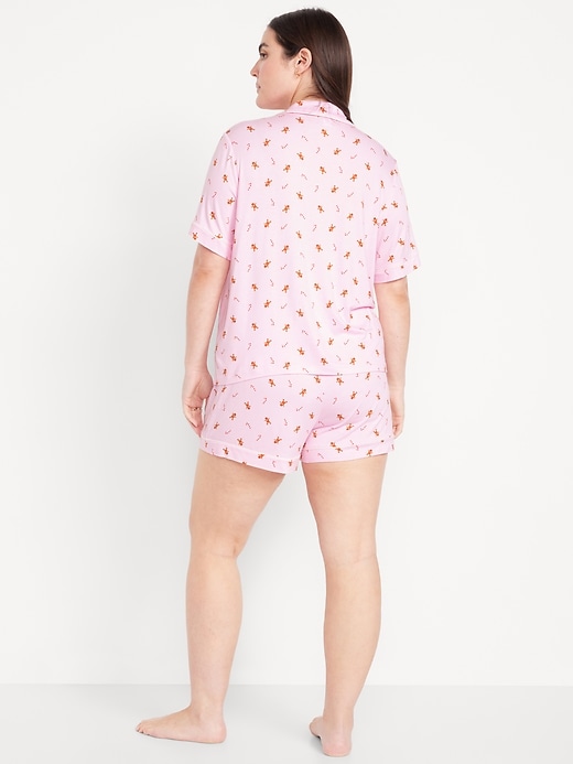 Image number 6 showing, Sunday Sleep Knit Jersey Short Set