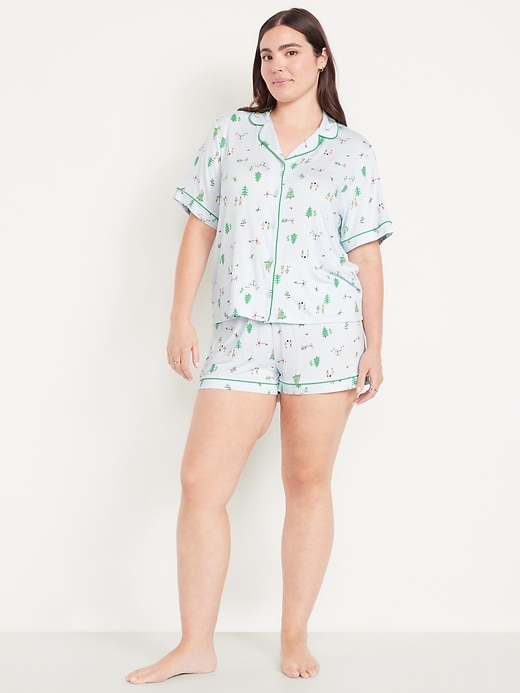 Image number 5 showing, Sunday Sleep Knit Jersey Short Set