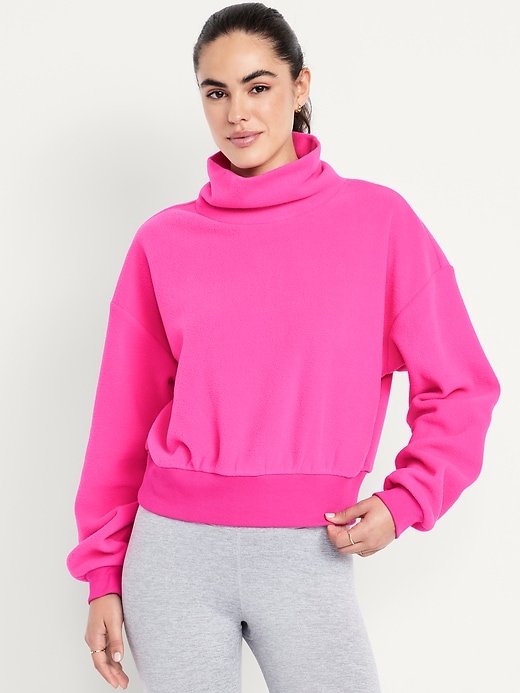 Image number 1 showing, Oversized Performance Microfleece Sweatshirt