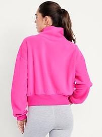 Image number 2 showing, Oversized Performance Microfleece Sweatshirt