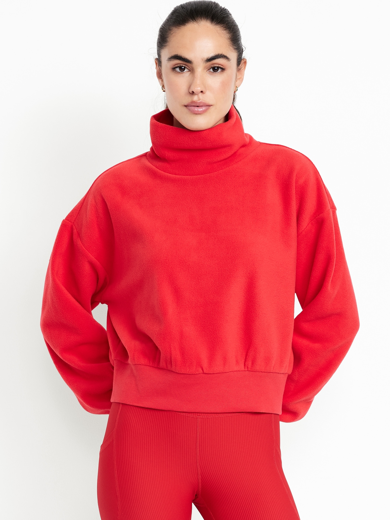 Oversized Performance Microfleece Sweatshirt
