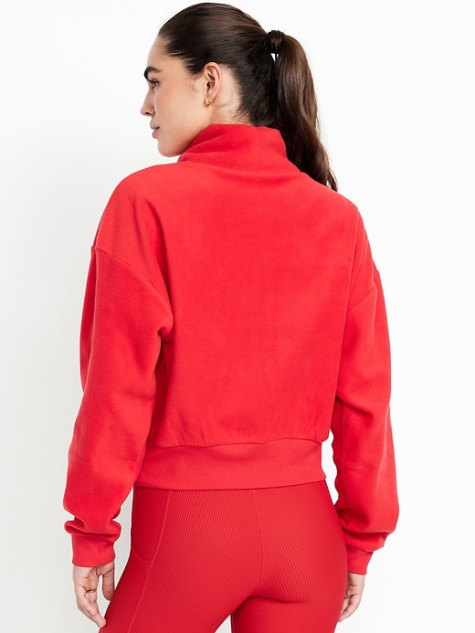 Image number 2 showing, Oversized Performance Microfleece Sweatshirt
