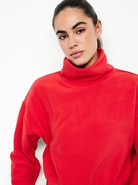 Image number 3 showing, Oversized Performance Microfleece Sweatshirt
