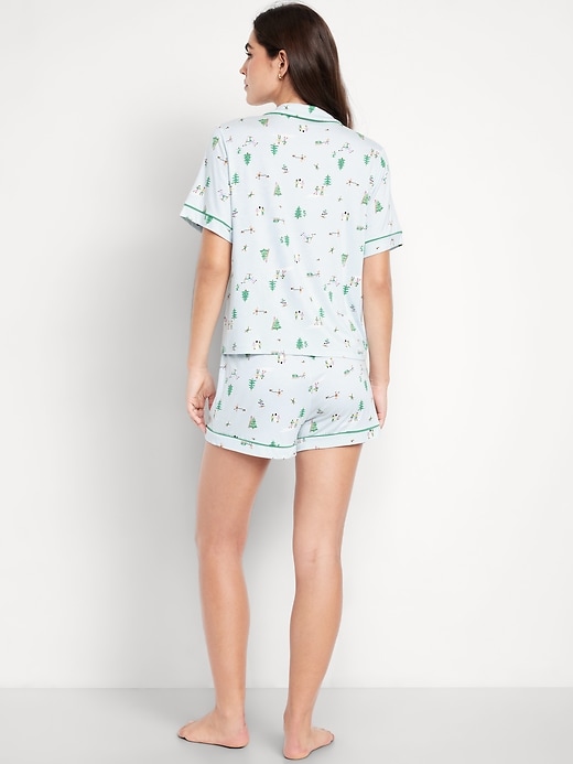 Image number 2 showing, Sunday Sleep Knit Jersey Short Set
