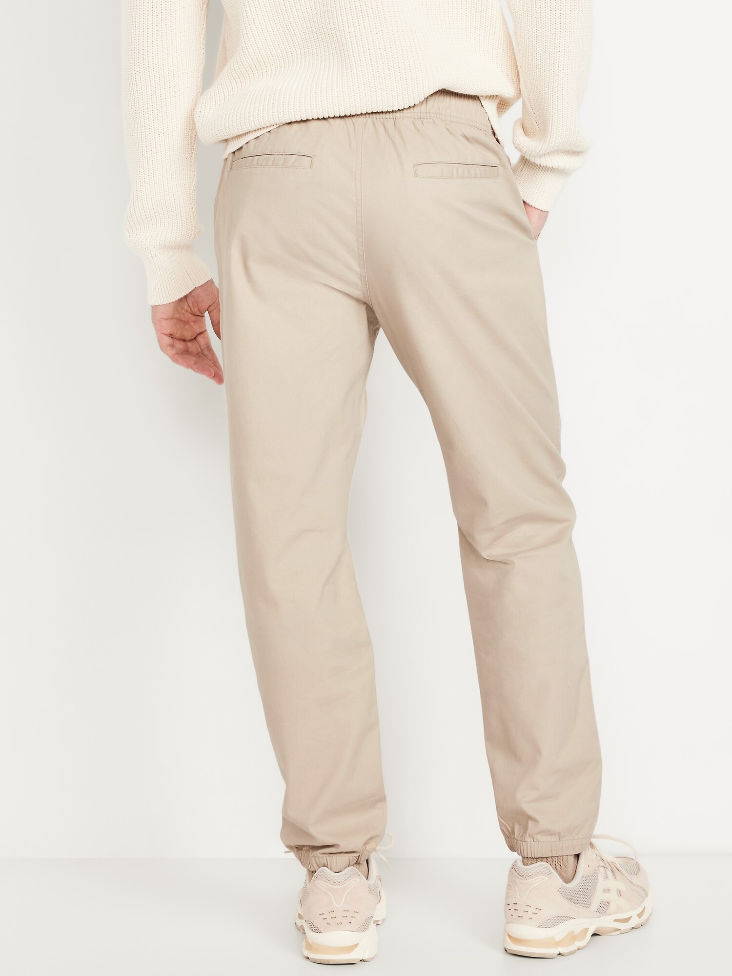 Мужские брюки Old Navy Modern Jogger 2.0, цвет: Серо-бежевый — фото 2