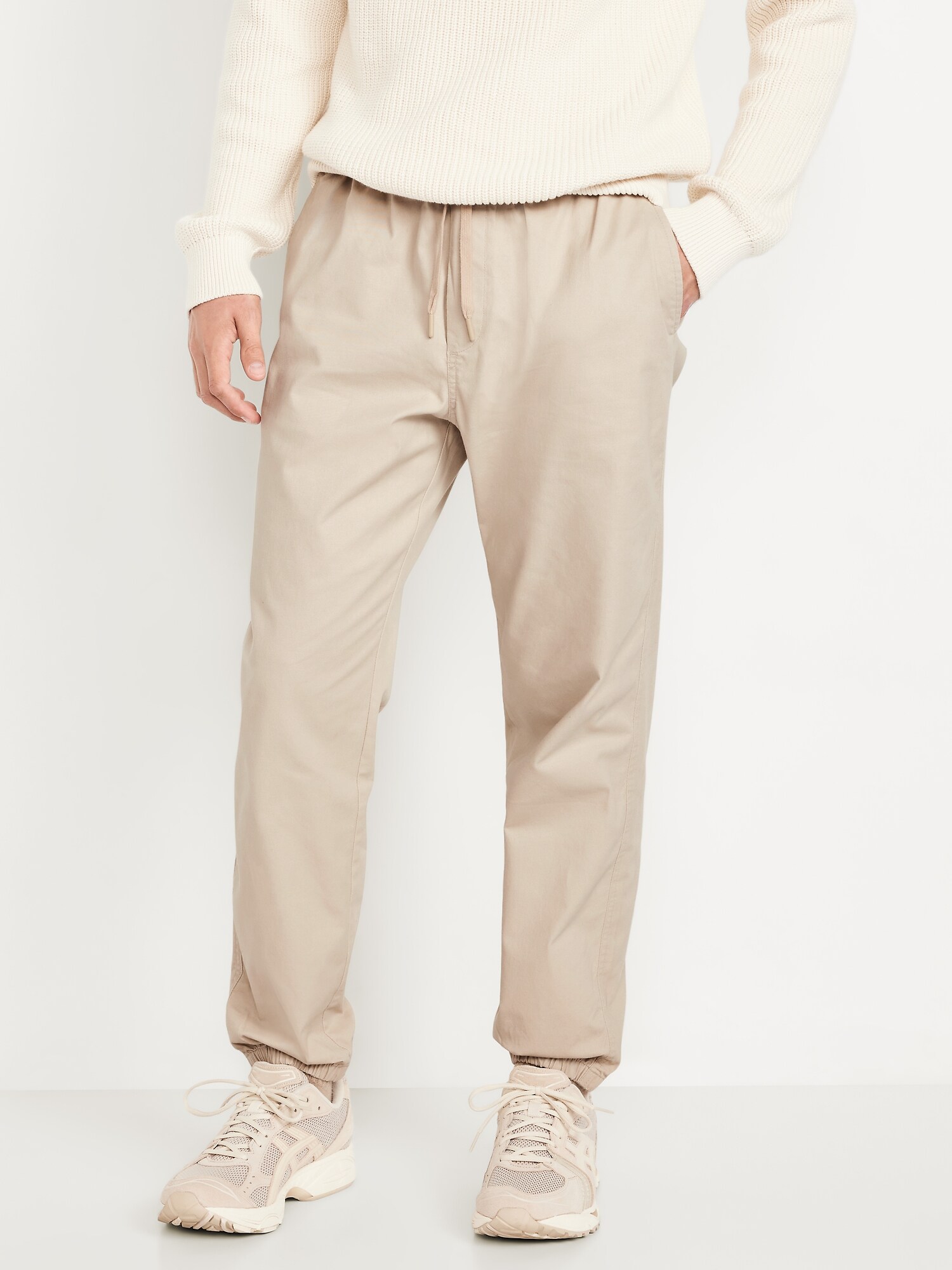 Мужские брюки Old Navy Modern Jogger 2.0, цвет: Серо-бежевый