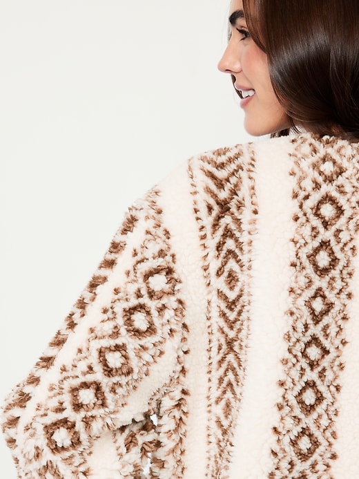 Image number 6 showing, Button-Front Sherpa Jacket