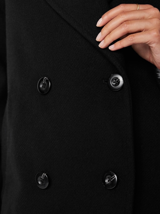Image number 6 showing, Oversized Twill Overcoat