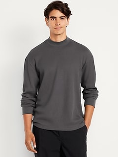 Heavyweight Long-Sleeve Waffle T-Shirt