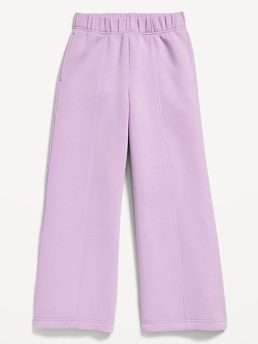 Image number 4 showing, High-Waisted Bounce Fleece Wide-Leg Sweatpants for Girls