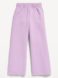 Image number 4 showing, High-Waisted Bounce Fleece Wide-Leg Sweatpants for Girls
