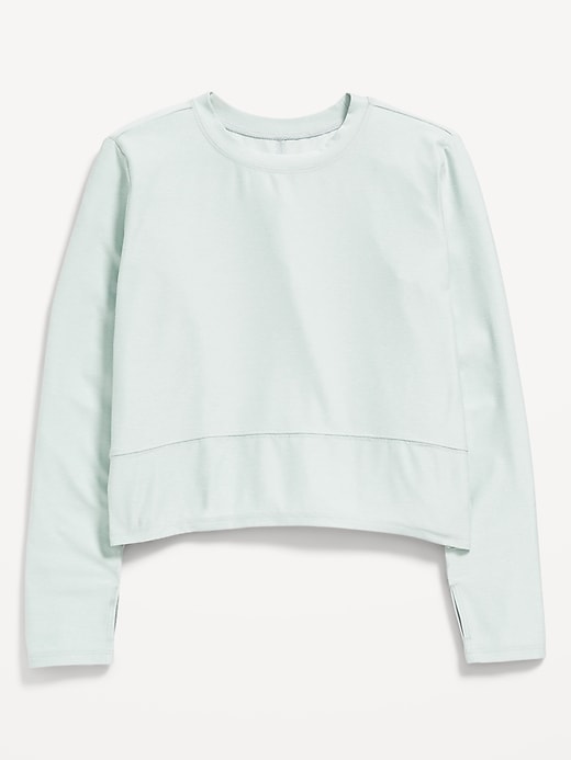 Image number 3 showing, CloudMotion Long-Sleeve Performance T-Shirt for Girls