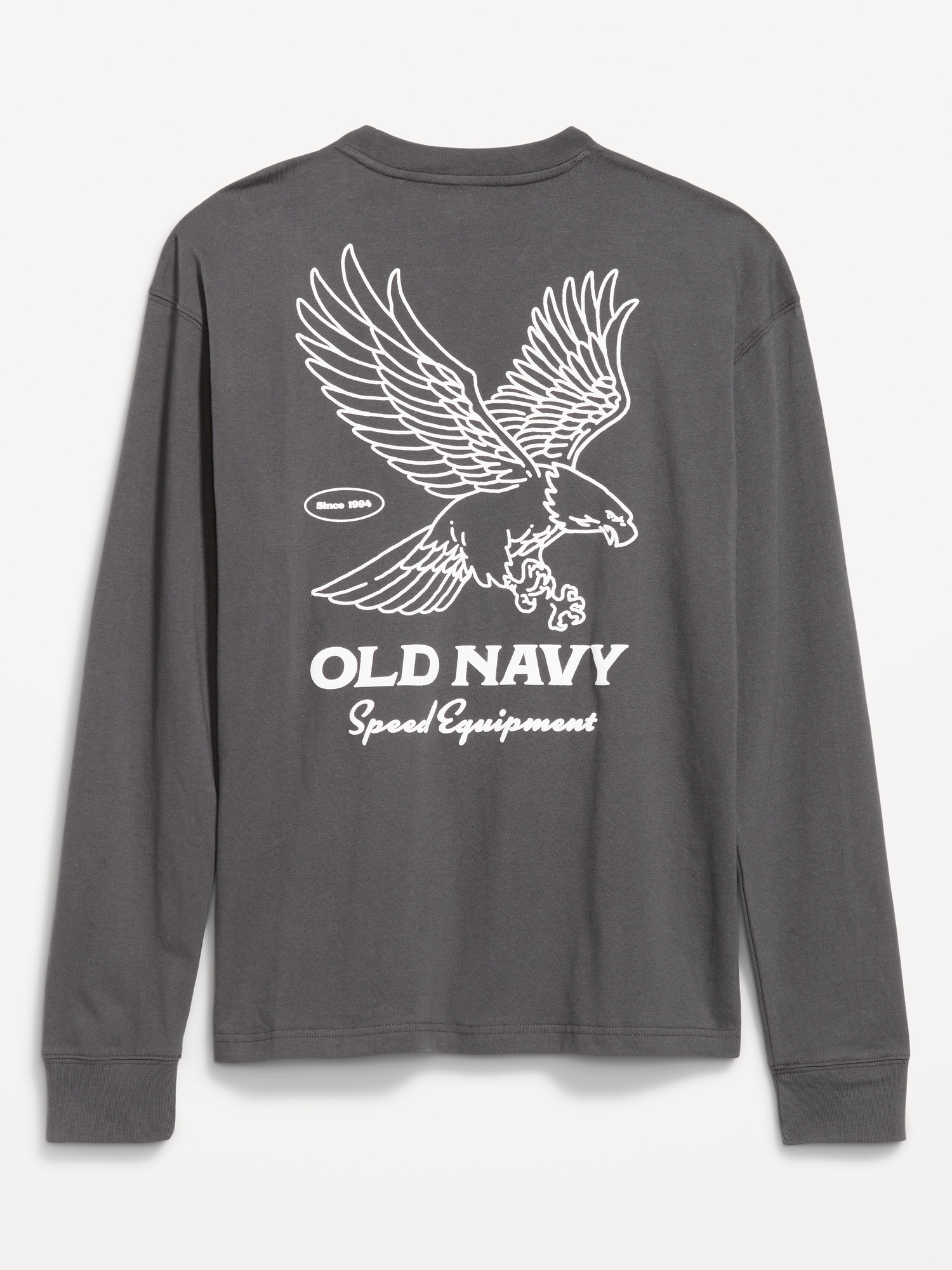 Heavyweight Long-Sleeve Logo-Graphic T-Shirt