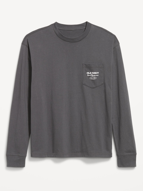 Heavyweight Long-Sleeve Logo-Graphic T-Shirt - Eagle
