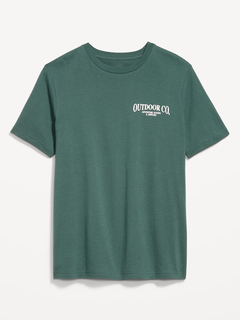 Graphic Crew-Neck T-Shirt - Terrestrial Green