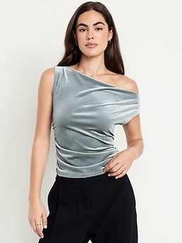 Velvet Ruched Top - image 3