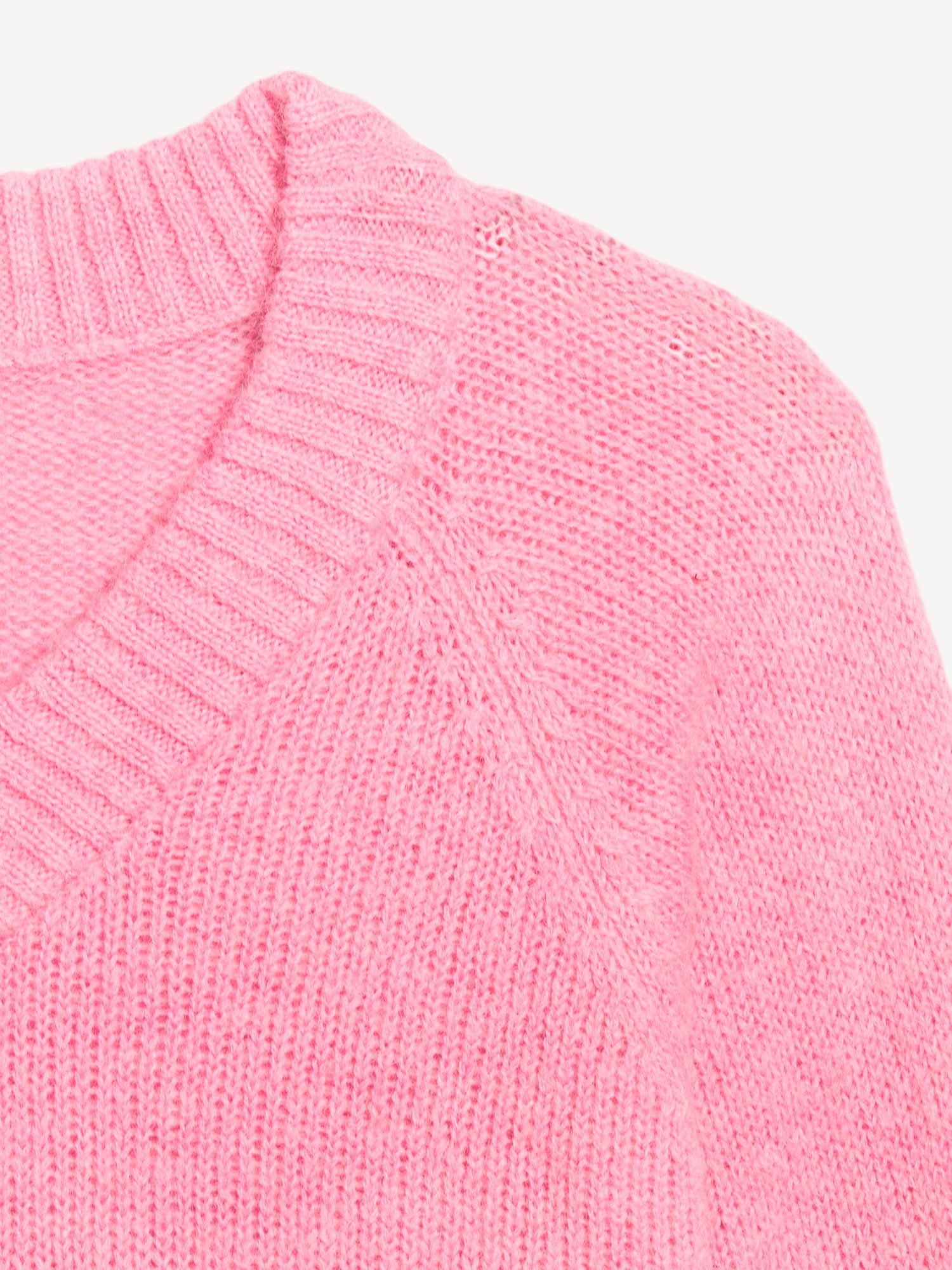 Cozy Cropped V-Neck Sweater
