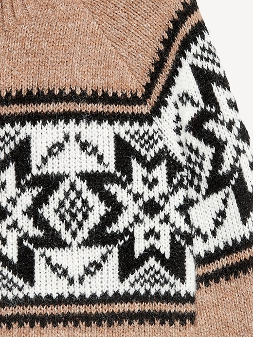 Image number 6 showing, Mock-Neck Wool-Blend Cardigan Sweater