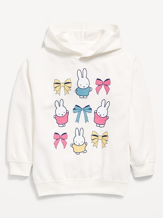 Image number 2 showing, Miffy™ Oversized Graphic Tunic Hoodie for Girls